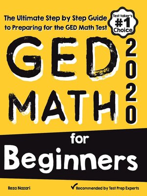 cover image of GED Math for Beginners